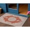 Homeroots 3' X 5' Rust And Beige Oriental Washable Indoor Outdoor Area Rug 597746 - alternate 1