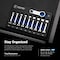 Capri Tools 3/8 in. Drive Torque Adapter Set, 12-Point Box End, 10 to 19 mm, Metric, 10-Piece with Mechanic's Tray CP31510-10MT - alternate 3