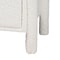 Baxton Studio Laria Modern White Teddy-Bear Fabric 2-Drawer Nightstand 253-13997-ZORO - alternate 6