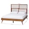 Baxton Studio Gemma Platform Bed with Slatted Wood Headboard, King 269-11145-9409-ZORO - alternate 2