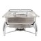 Megachef 6.3 Quart Stainless Steel Rectangle Professional Chafing Dish/Buffet Server Serving Dish MG-430702 - alternate 5