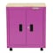 The Original Pink Box 28-Inch Base Cabinet with Butcher Block Top, Pink PB2802KBC - alternate 1