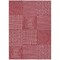 Homeroots 3' X 5' Red And Ivory Geometric Washable Indoor Outdoor Area Rug 600738 - alternate 6