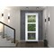 Vdomdoors Front Exterior Prehung FiberGlass Door Clear Glass See-through / Manux 8555 White Silk Clear Glass MANUX8555EXD-WS-W30 x H80+14-LH - alternate 1