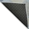 Homeroots 8' Denim Blue Gray And Brown Round Geometric Washable Indoor Outdoor Area Rug 631905 - alternate 3