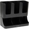 Mind Reader 6-compartment Condiment Organizer, Black UPRIGHT6-BLK - alternate 1