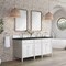 James Martin Vanities Brittany 72" Double Vanity in Bright White, w/ 3 CM Phantome Eclos Top 655-V72-BW-3PHT - alternate 4
