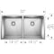 Blanco Quatrus R15 Equal Double Bowl 443149 - alternate 4