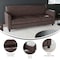 Flash Furniture Sofa, 29" x 32-1/4", Upholstery Color: Brown BT-827-3-BN-GG - alternate 6