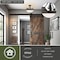 Vaxcel Acadia Rustic Wildlife Semi-Flush Mount Ceiling Light, Bronze, Deer and Bear Motif C0374 - alternate 6