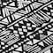 Homeroots 5' X 8' Black And Ivory Southwestern Washable Indoor Outdoor Area Rug 594149 - alternate 5