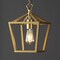 Jonathan Y Pagoda 8" 1-Light Classic Traditional Metal Cage Lantern LED Pendant, Gold Painting JYL7618B - alternate 2