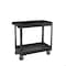 Hirsh Utility Cart, Steel, 2 Shelves, 16 in W, 32 in H 22639 - alternate 1