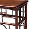 Bali & Pari Sebalio Marbled Tortoise Natural Rattan Console Table 259-14305-ZORO - alternate 4