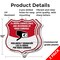 Signmission Bilingual 24 Hour Surveillance Shield Si, 12 inch X 12 inch, Plastic Sign, 2PK SHI-P-2PACK-12-363 - alternate 4