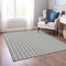 Homeroots 3' X 5' Black And Ivory Geometric Washable Indoor Outdoor Area Rug 614719 - alternate 8
