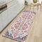 World Rug Gallery Bohemian Medallion Cushioned Anti Fatigue Standing Kitchen Mat 18 ft x 47 ft Multi WR13MULTI18X47 - alternate 1