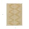 Homeroots 8' X 10' Gold And Ivory Geometric Washable Indoor Outdoor Area Rug 598571 - alternate 4