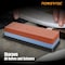 Powertec Whetstone Knife Sharpening Stone, Dual Grit 400/1000 Water Stone with Non-Slip Rubber Base, 1 Set 71915 - alternate 3