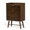 Homeroots 32" Acacia Solid Wood Three Drawer Chest 473074 - alternate 4