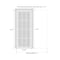 Sartodoors Sliding French Pocket Door 28 x 80 inches with, Planum 0040 White Silk with Black Glass, Kit Trims PLANUM0040PD-WS-28 - alternate 3