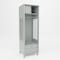 Pucel Athletic Gear Locker, 24 in W x 72 in H x 24 in D, Top Cabinet, Foot Locker, 4 in Legs, Gray GL-2472-24-TFL - alternate 1