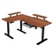 Homeroots 45" Adjustable Oak and White Standing Desk 558721 - alternate 1