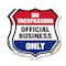 Signmission No Trespassing Shield Sign Official Busi, 6 inch X 6 inch, Vinyl Decal, 2PK SHI-D-2PACK-6-415 - alternate 1