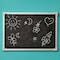 Crestline Products 36 x 48 Aluminum Framed Black Chalkboard 34210 - alternate 4