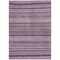 Homeroots 5' X 8' Plum And Lilac Striped Washable Indoor Outdoor Area Rug 615357 - alternate 5