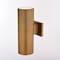 Vaxcel Chiasso 14.25-in H Warm Brass Outdoor Mid Century Modern 2 Light Outdoor Cylinder Wall Sconce, Up-Down Lighting T0588 - alternate 5