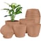 Lifemaster Planter Pots with Drainage Holes, Durable, Lightweight, Space-Saving, Pink, 20PK LMFLOPPPK520 - alternate 1