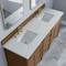 James Martin Vanities Brittany 72" Double Vanity, Pecan w/ 3 CM Ethereal Noctis Silestone Top 655-V72-PCN-3ENC - alternate 5