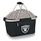 Picnic Time Family Of Brands NFL Las Vegas Raiders - Metro Basket Collapsible Cooler Tote 645-00-175-234-2 - alternate 1