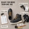 Handpoint Mens 6 in Soft Toe Work Boots-Water Resistant Black Leather Safety Boots, EH Rated, 7.5 HVB304-D-7.5 - alternate 4