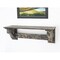 Homeroots 30in Black Distressed Wood Four Hook Wall Mounted Hanging Coat Rack 274516 - alternate 5