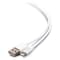C2G 10ft USB-A Male to Lightning Male Sync and Charging Cable - White C2G29907 - alternate 1
