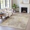 Homeroots 10' X 14' Tan And Beige Abstract Washable Indoor Outdoor Area Rug 630896 - alternate 4