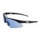 Bouton Optical Semi-Rimless Safety Glasses with Black Frame, Light Blue Lens and Anti-Scratch Coating 250-AN-10113 - alternate 2