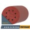 Powertec 5in 8 Hole Hook and Loop Sanding Discs, Aluminum Oxide, 40/60/80/120/240/320 Assorted Grits, 150PK 45058N - alternate 1