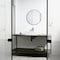 Vigo Bryant Modern White Matte Stone 15 in. L x 15 in. W x 5 in. H Square Vessel Bathroom Sink VG04021 - alternate 6