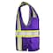 Dome75 Hi-Vis Safety Vest SM/MD Class Non-ANSI/Enhanced Visibility , Zipper 6 Pockets, 2 Mic Tab DV2183 - alternate 2