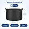 Ipower YSSOA Grow Bags 7 Gallon 300G Reusable Breathable Gardening Pots w/ Handles Non-Woven Fabric, 24PK GLGROWBAG7X6BLKX4 - alternate 2