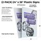 Signmission Wheels & Rims, Plastic Signs Only 24 Inch x 36 Inch, Corrugated Plastic, 2PK CSB-2436-2PACK-Wheels & Rims - alternate 2