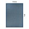 World Rug Gallery Contemporary Bordered Weather Resistant Reversible Indoor/Outdoor Rug 7 ft 10 in x 10 ft Blue WR111BLUE8X10 - alternate 4