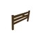 Homeroots Coffee Solid Wood Queen Bed Frame 548162 - alternate 3