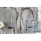 Kingston Brass Widespread Bathroom Faucet with Brass Pop-Up, Polished Nickel KS8926DKL - alternate 4