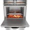 Koolmore 28.15 inch Stainless Steel Professional Charcoal Oven With Warming Racks And Bottom Cabinet KM-CHO28-SS-TRB - alternate 7