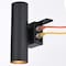 Vaxcel Chiasso Outdoor Black Dusk to Dawn Up-Down Wall Sconce with GFCI Outlet T0798 - alternate 1
