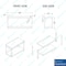 Amgood 36 in. 2-Tier Stainless Steel Wall Shelf - 12 in. x 36 in. x 16 in. AMG WMSS-1236-2T-Z - alternate 6